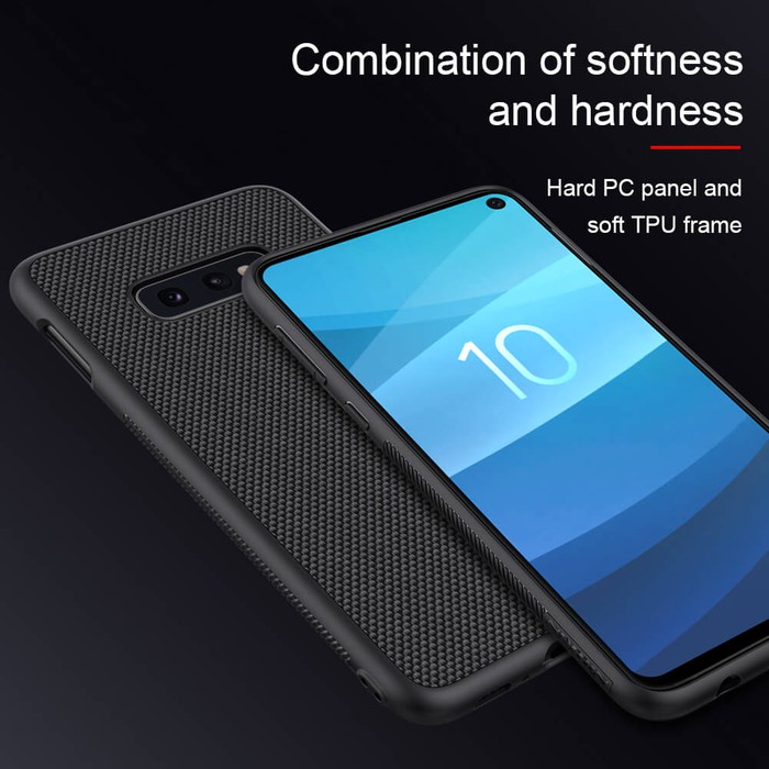 Hard Case SAMSUNG Galaxy S10e  Nillkin Textured Nylon Fiber Casing Original