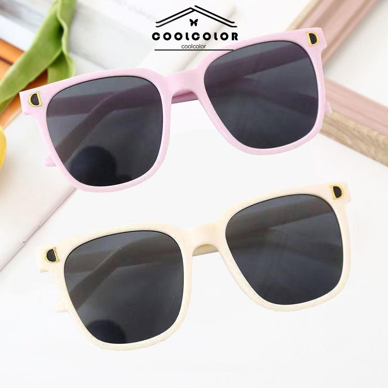 COD Kacamata Fashion Anak Laki-laki Perempuan Universal Anti-UV Street Shooting Sunshade Sunglasses- cl