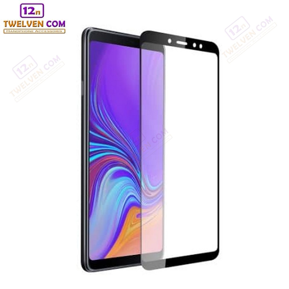 [FLASH SALE] zenBlade 5D Full Cover Tempered Glass Samsung A9 (2018) - Hitam