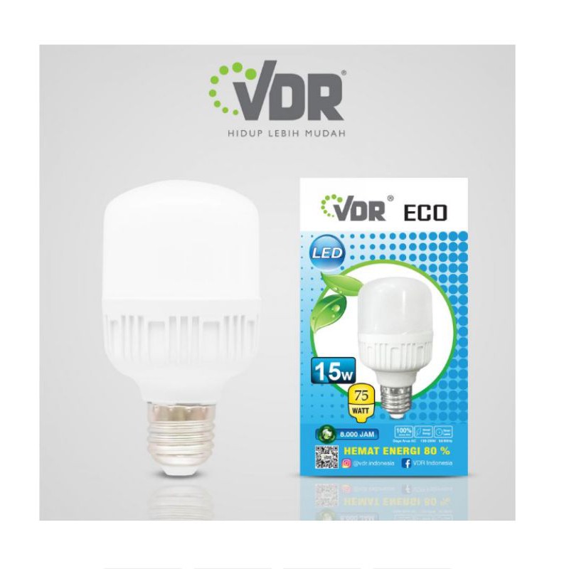 Lampu LED VDR  15 Watt / Bohlam LED VDR / LAMPU LED VDR ECO BRIGHT 15 Watt / Lampu Led Murah