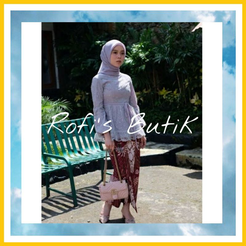 setelan kebaya lesty / kebaya pesta / atasan kebaya murah / kebaya premium / kebaya remaja modern / 