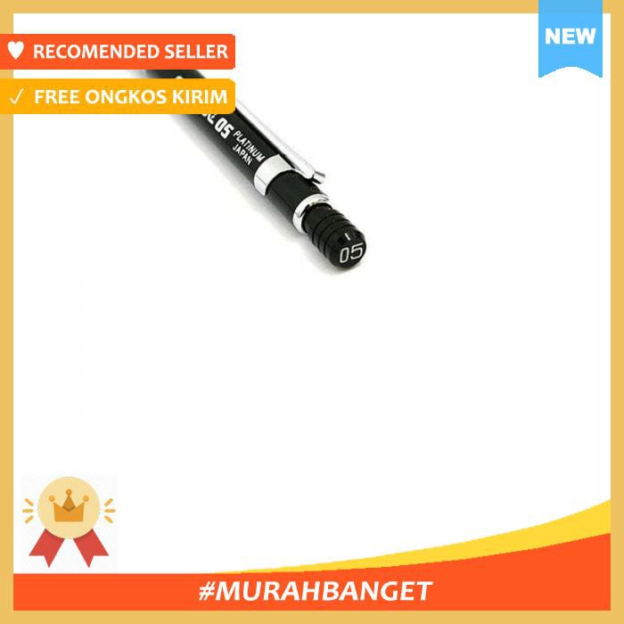 

Pensil - Platinum Pro Use 05 Black Drafting Pencil 0.5 Mm - Alat Tulis