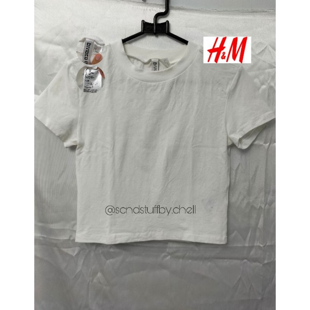 t-shirt hnm crop top