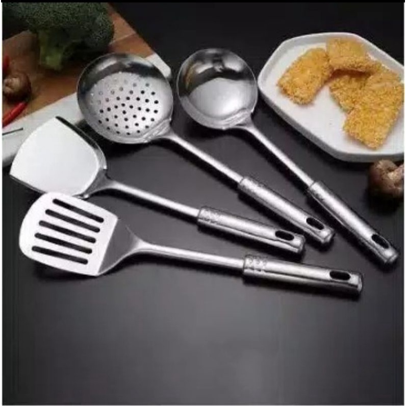 Spatula set stainless /spatula stainless steel murah