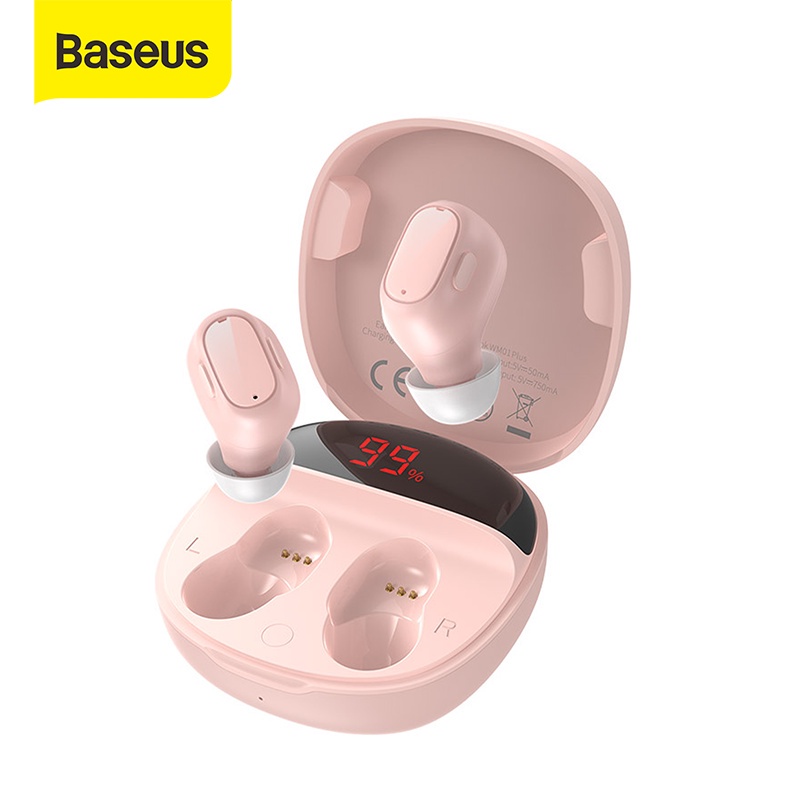 Baseus Encok WM01 true wireless bluetooth headset mini earbud TWS earbud Macaron earbud headset earpiece wm01