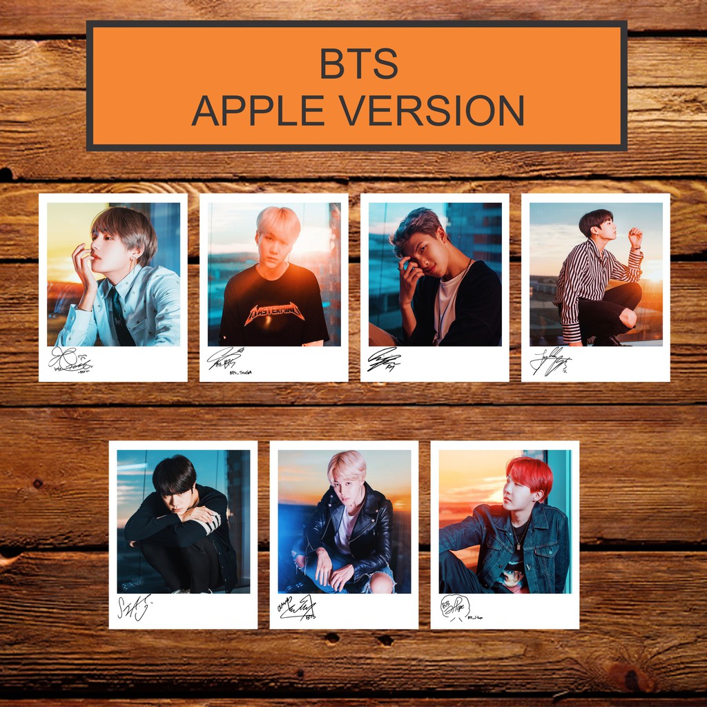 BTS SIGNED KPOP POLAROID MAGAZINE
