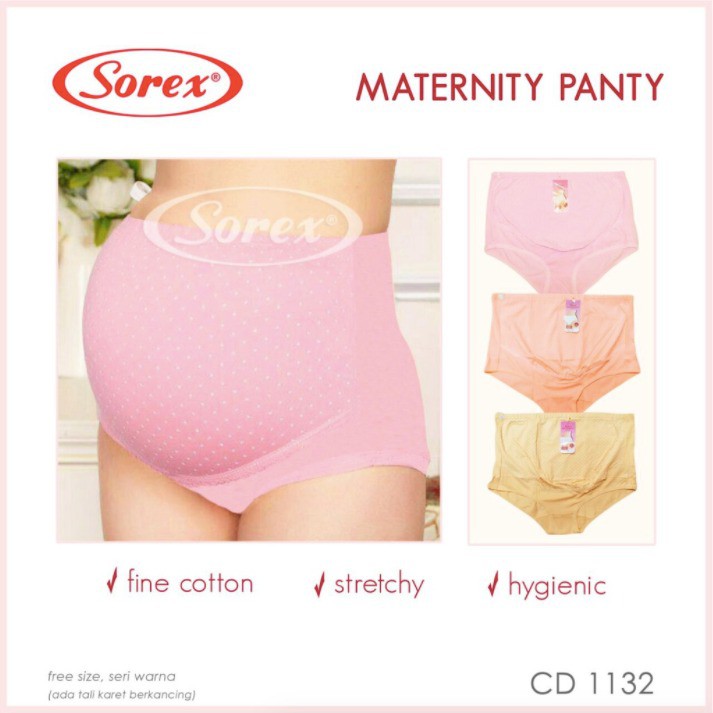 Celana Dalam SOREX - CD Ibu Wanita Hamil - MATERNITY PANTY 1134 1132