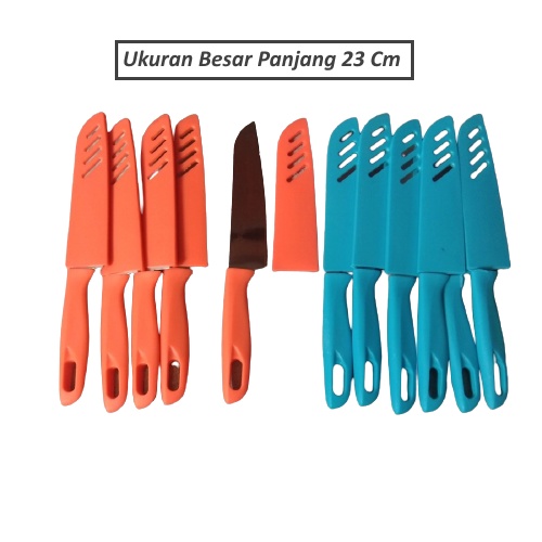 Pisau Buah Cover. Pisau dapur cover stainless uk.23 cm uk.Besar