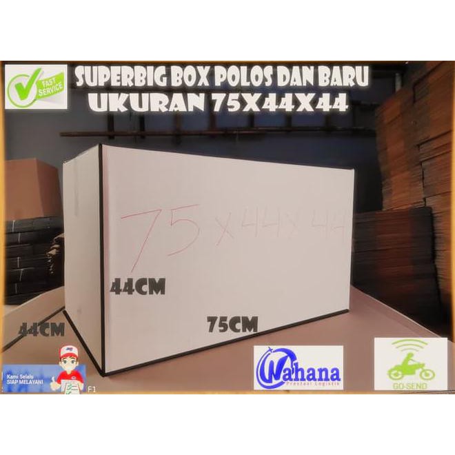 

Kardus/Box/Karton Polos Uk75X44X44 List Bagus