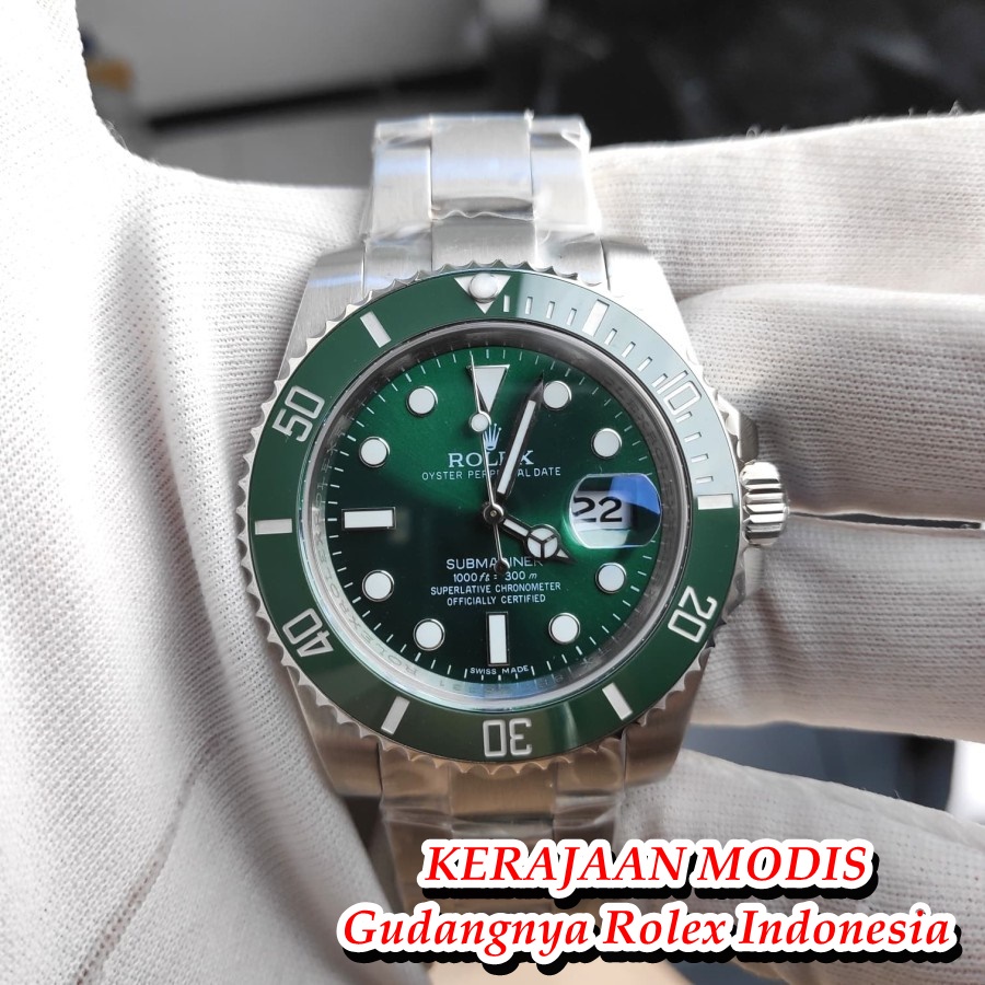 Best Seller Rolex Submariner 116610 LV Green Ceramic 1:1 JF A3135 Best Edition Jam Tangan Pria Fashion Terbaru Garansi 1th