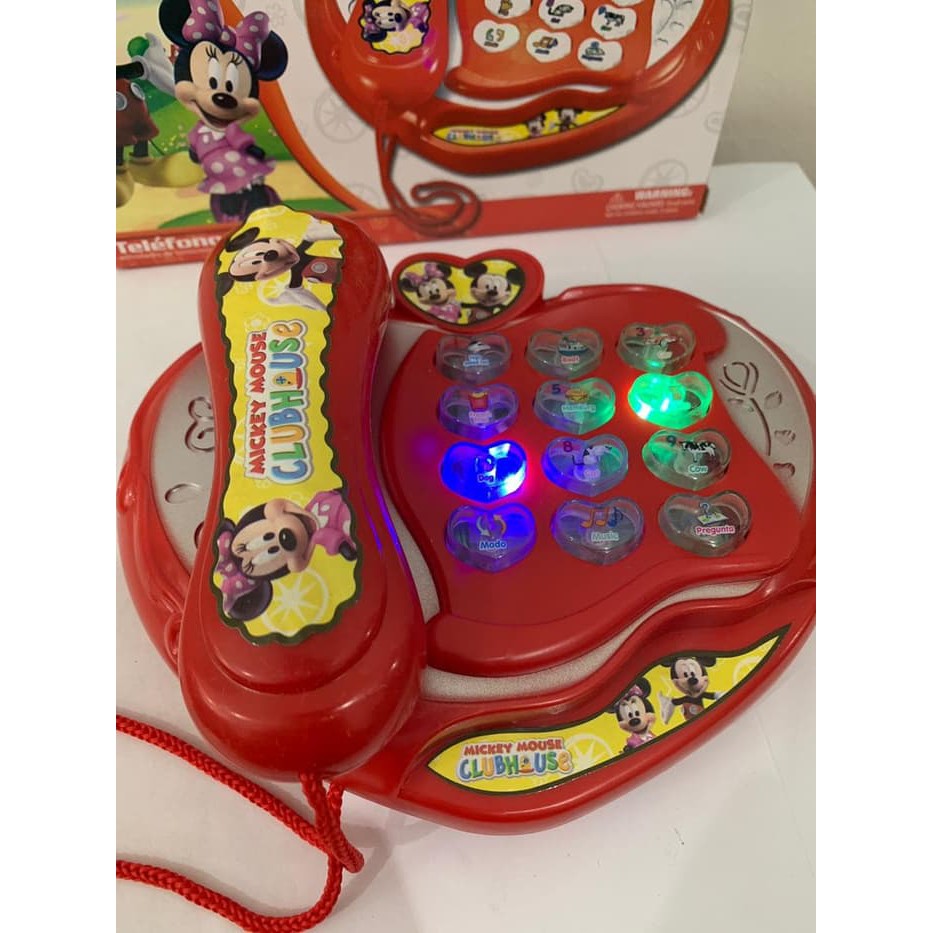 Mainan anak edukasi telepon - teleponan