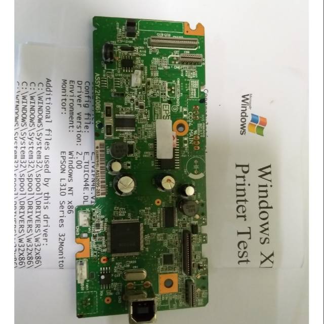 Mainboard Motherboard Printer Epson L210, Logic Board Epson L210, Mainboard Epson L210 Bekas