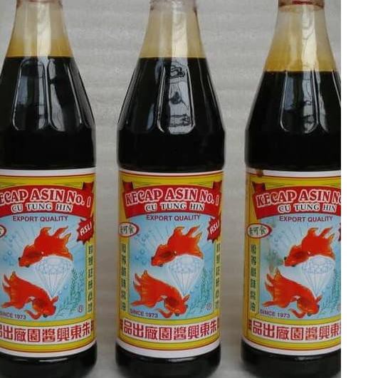 

Barang Bagus Kecap Asin Cap Ikan Koki Cu Tung Hin 650ml UTS``