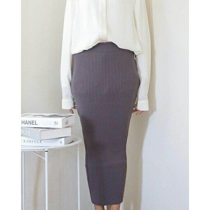 Promo!! Rok rajut span/ Rok Rajut/ROK SPANN RAJUT/ROK RAJUT PREMIUM/ROK WANITA/ROK PANJANG/-burgundy