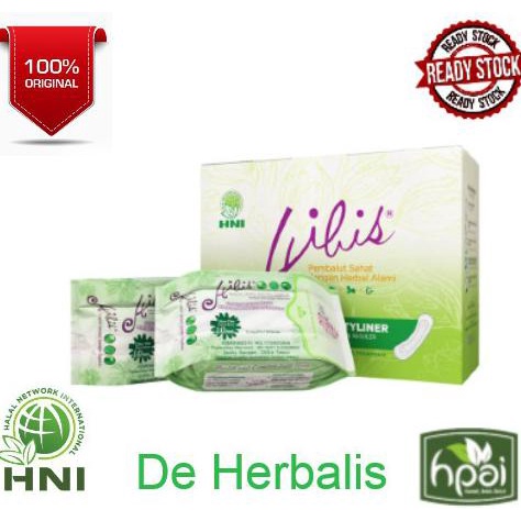 Hibis pembalut herbal pantyliner HNI HPAI ORI termurah - Panty