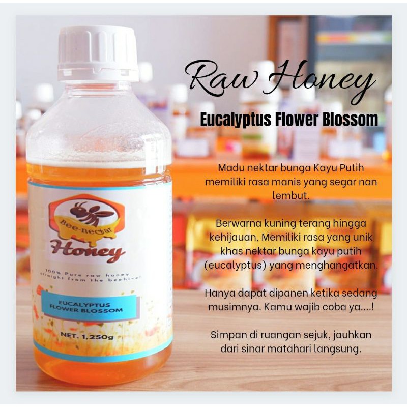 Raw Honey Madu Asli Murni Bee Nectar 1,250 gr