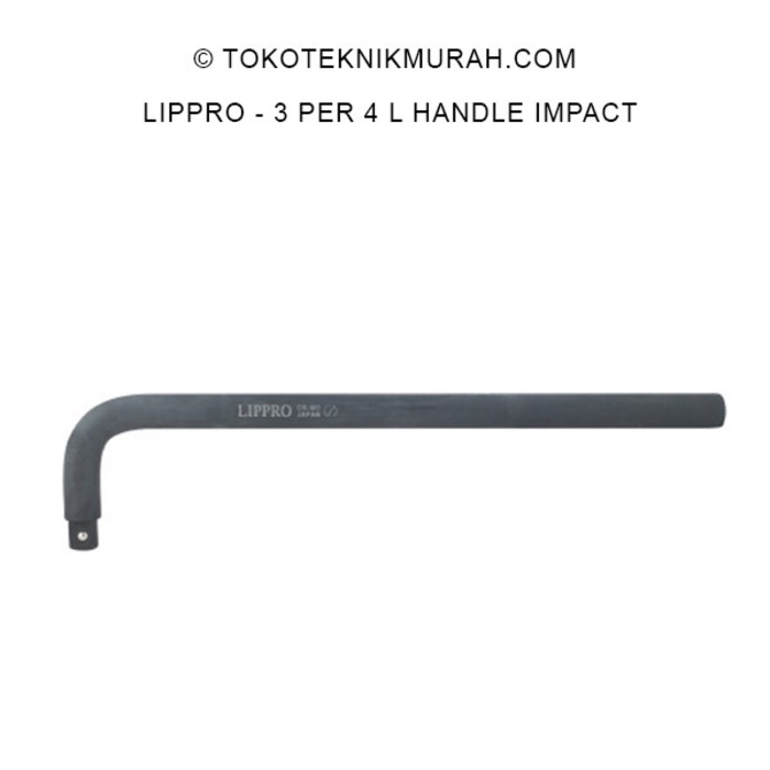 Lippro 3/4&quot; L Handle Impact 18&quot; 5220L