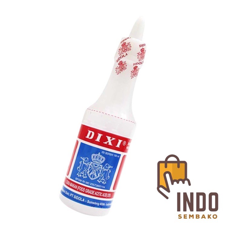 Dixi Cuka Makan 150ml / 150 ml / Cuka Botol Meja Kemasan