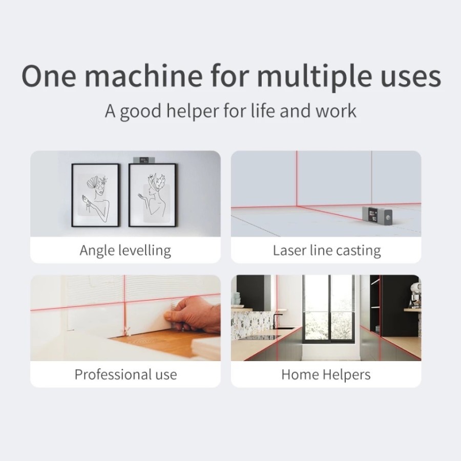 Alat Pengukur Kemiringan Sudut Dual Laser Atuman LI1 Line Projector angles