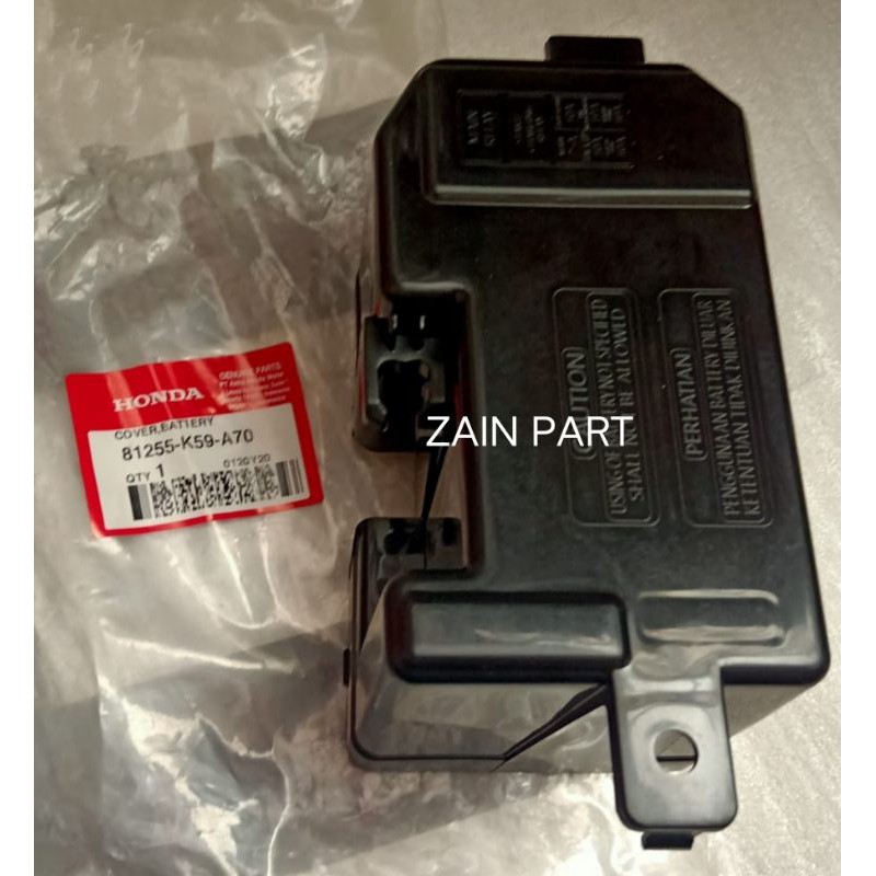 81255-k59-A70 tutup accu/aki Honda new Vario 125/150 led original