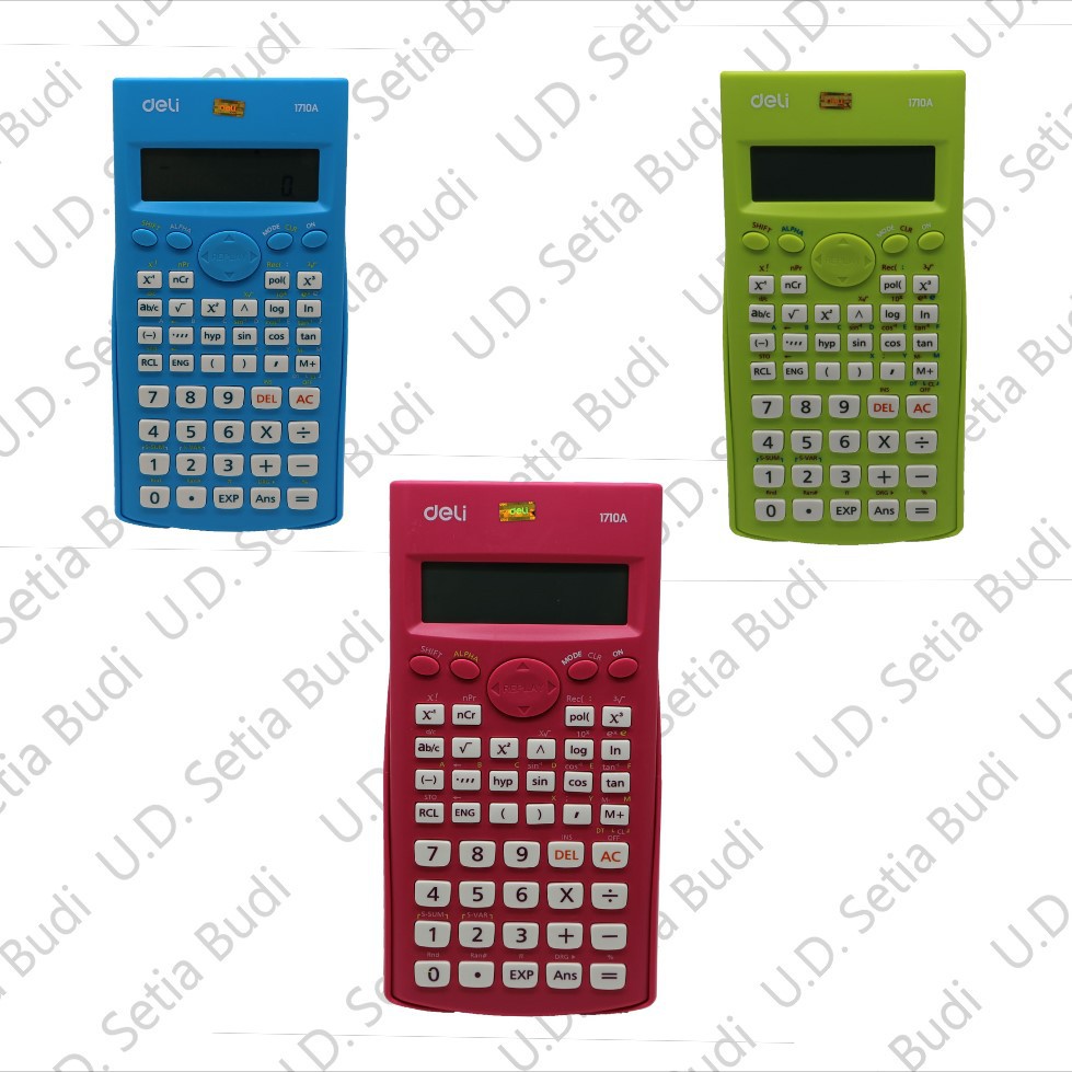Kalkulator Scientific Deli 1710A asli dan bergaransi