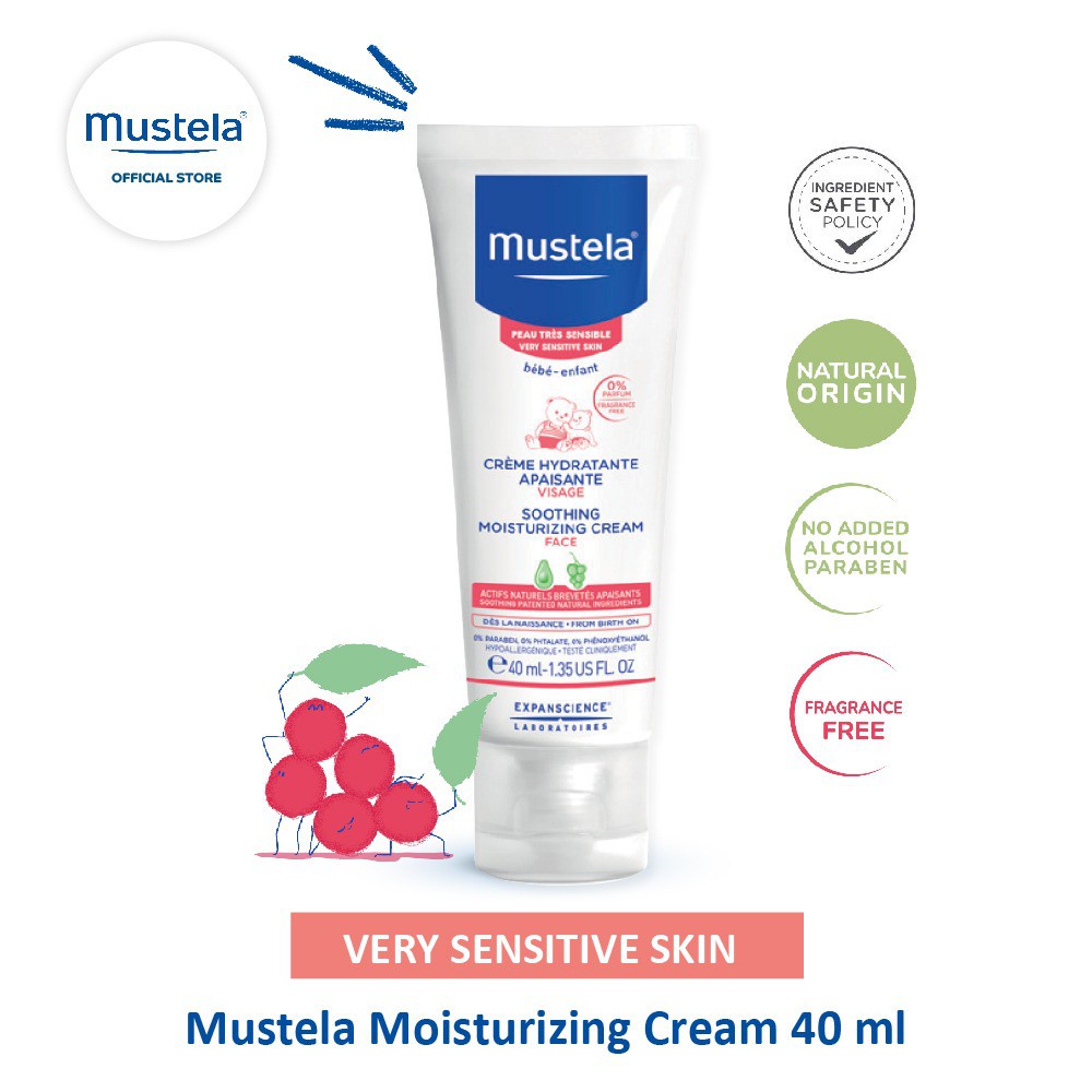 MUSTELA SOOTHING MOISTURIZING FACE CREAM