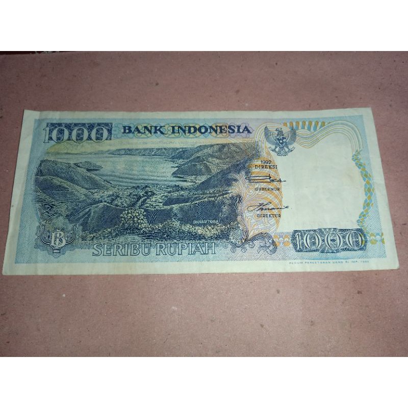 uang lama 1000 lompat batu vf+