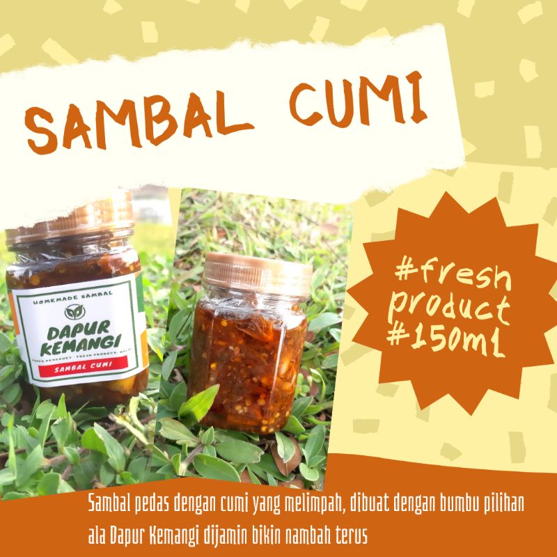 

Sambal Cumi Asin Pedas Manis