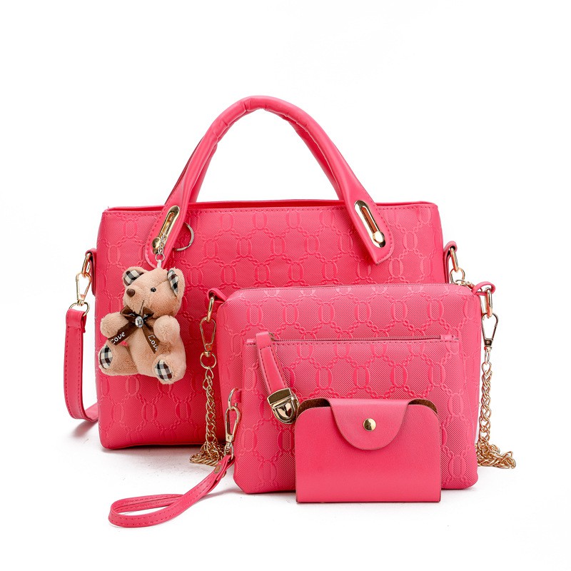 TAS DOLLY 4IN1 JX 100 (2 TAS BISA 1KG) TAS WANITA BEST SELLER - TAS TEDDY 4IN1 - TAS IMPORT BATAM