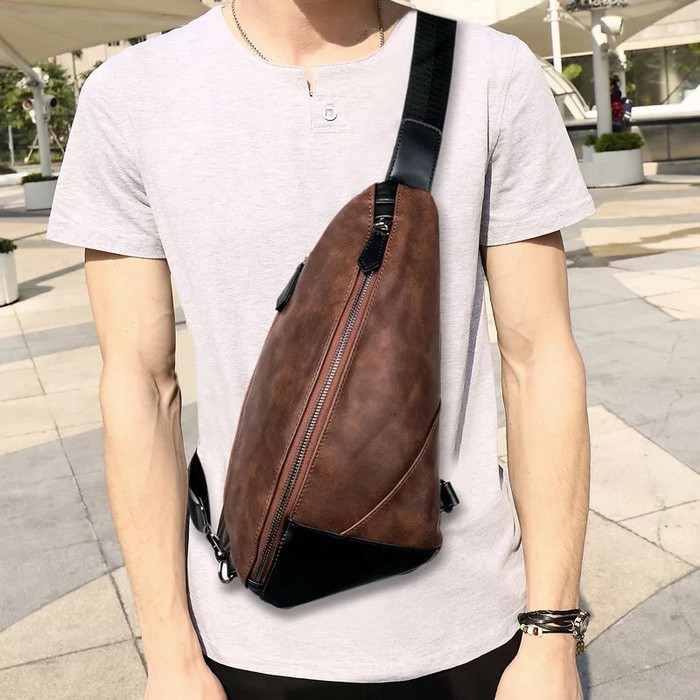 Tas Slempang / Tas Selempang Kulit Pria Sling Bag 1777