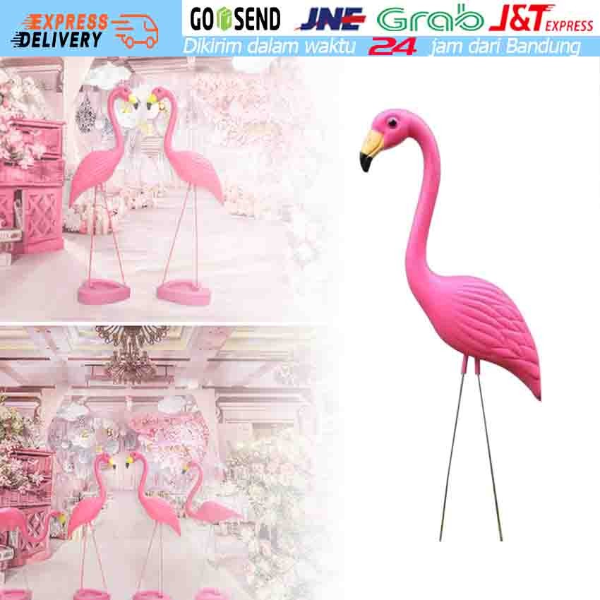 Dekorasi Flamingo Statue Flamingo Hias Patung Ornamen Flamingo Hiasan Taman Dekorasi Rumah Hiasan Me