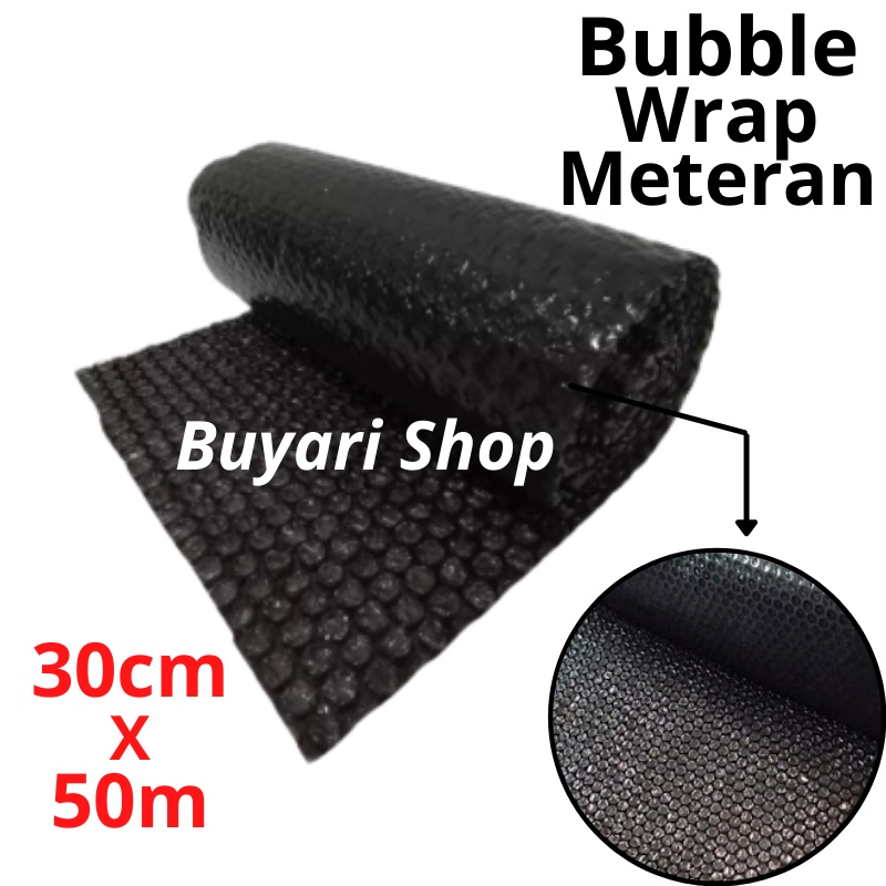 

Bubble Wrap Meteran 50 Meter x 30cm I Buble Wrap I Bubble Warp I Pastik Bubble Wrap I Bubble Wrap Hitam