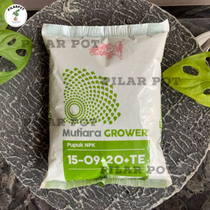 PUPUK MEROKE NPK MUTIARA GROWER 15-09-20+TE KEMASAN PABRIK 1 KG