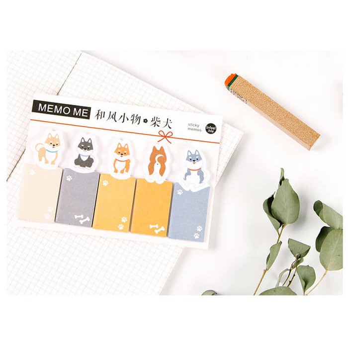 

SDF0027 Sticky Note Shiba Dog / Kertas Notes karakter anjing lucu
