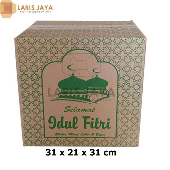

Today!!!! Kardus Lebaran / Dus Idul Fitri Coklat 31 x 21 x 31 cm