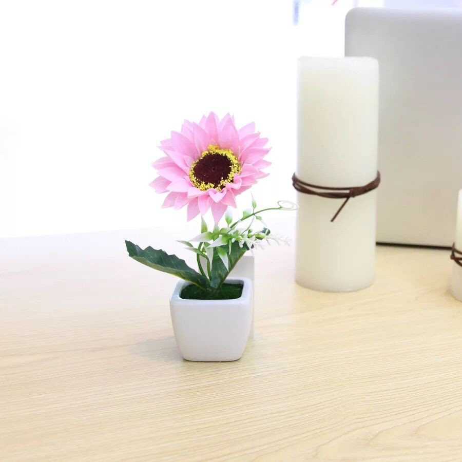 AM316 Bunga Matahari Plastik / Bunga Plastik Artificial-4