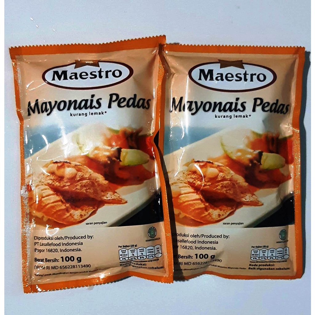 

MAESTRO Mayonaise Pedas 100gr