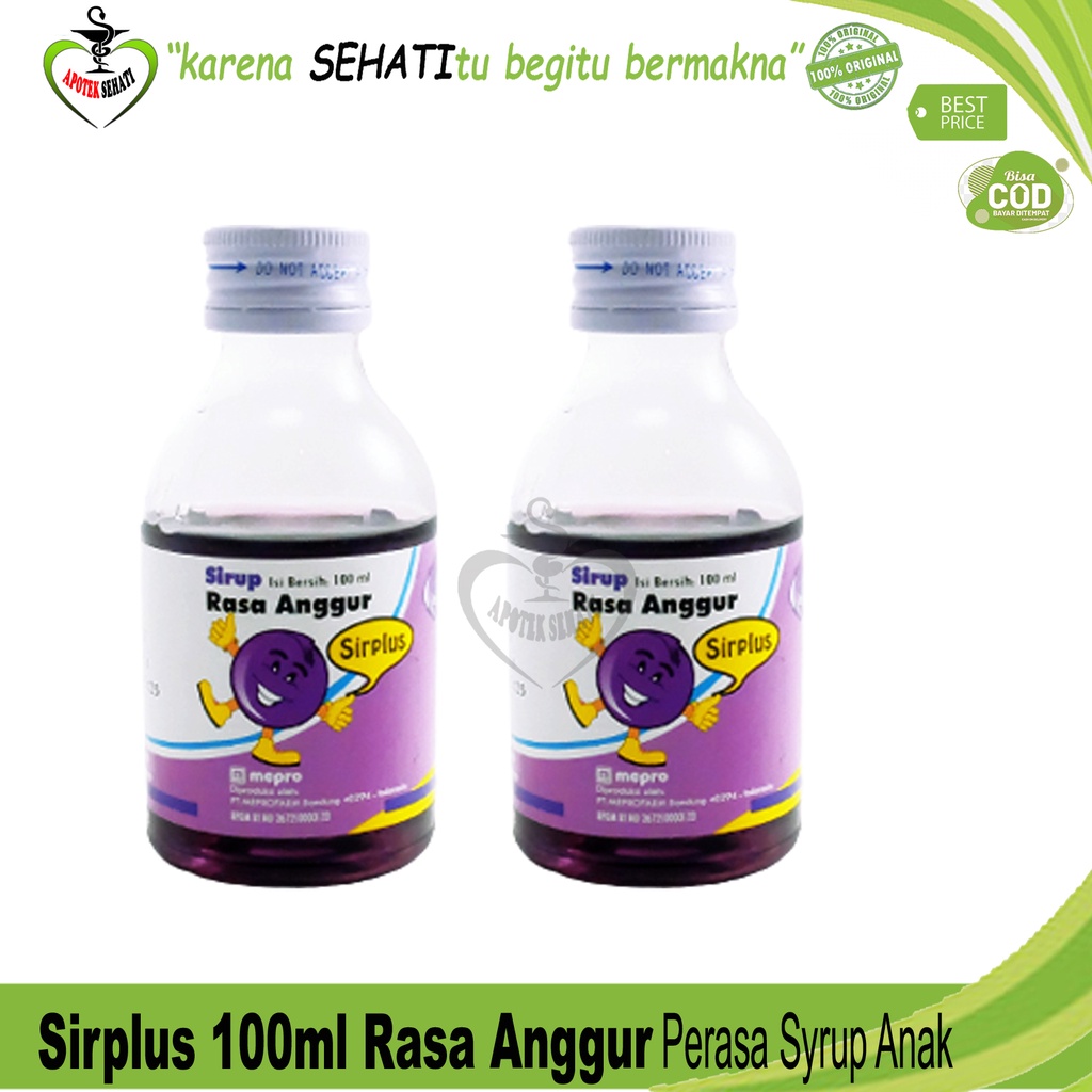 Baru Sirplus 100Ml (Sirup Campuran Puyer)