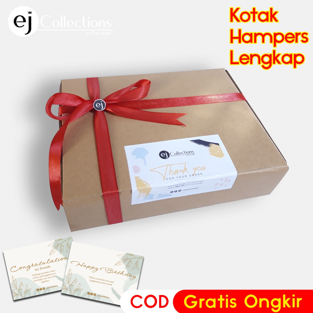 Box Hampers Kotak Kado Gift Box PAKET LENGKAP