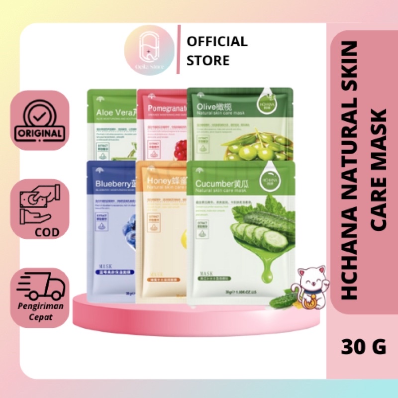 HCHANA SHEET MASK MASKER WAJAH SHEETMASK ROREC