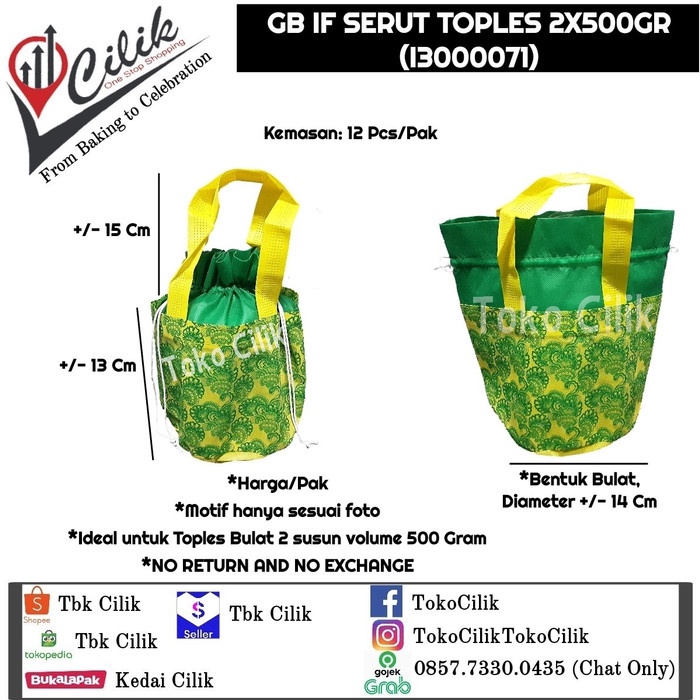 

✨ BISA COD ✨ goodybag+idul+fitri+toples+bulat+susun 2+500gr+tas+kemasan+lebaran+kue