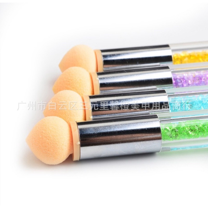 Brush Pen Sponge Dual Head / 1 Set dual Head Nail Sponge Pen / Ombre Brush Pen