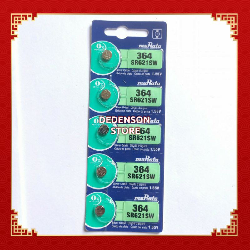 BATRE MURATA SR621SW SR621 SR 621 SW 364 BATTERY BATERAI ORIGINAL.