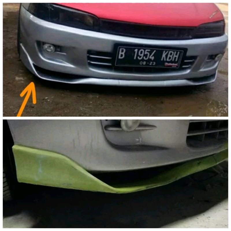 Bodykit lips depan bumper bemper lancer evo 4 CK4