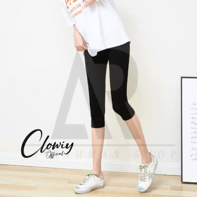 12.12 AR Legging Pendek 3/4 uk. L , XL , XXXL