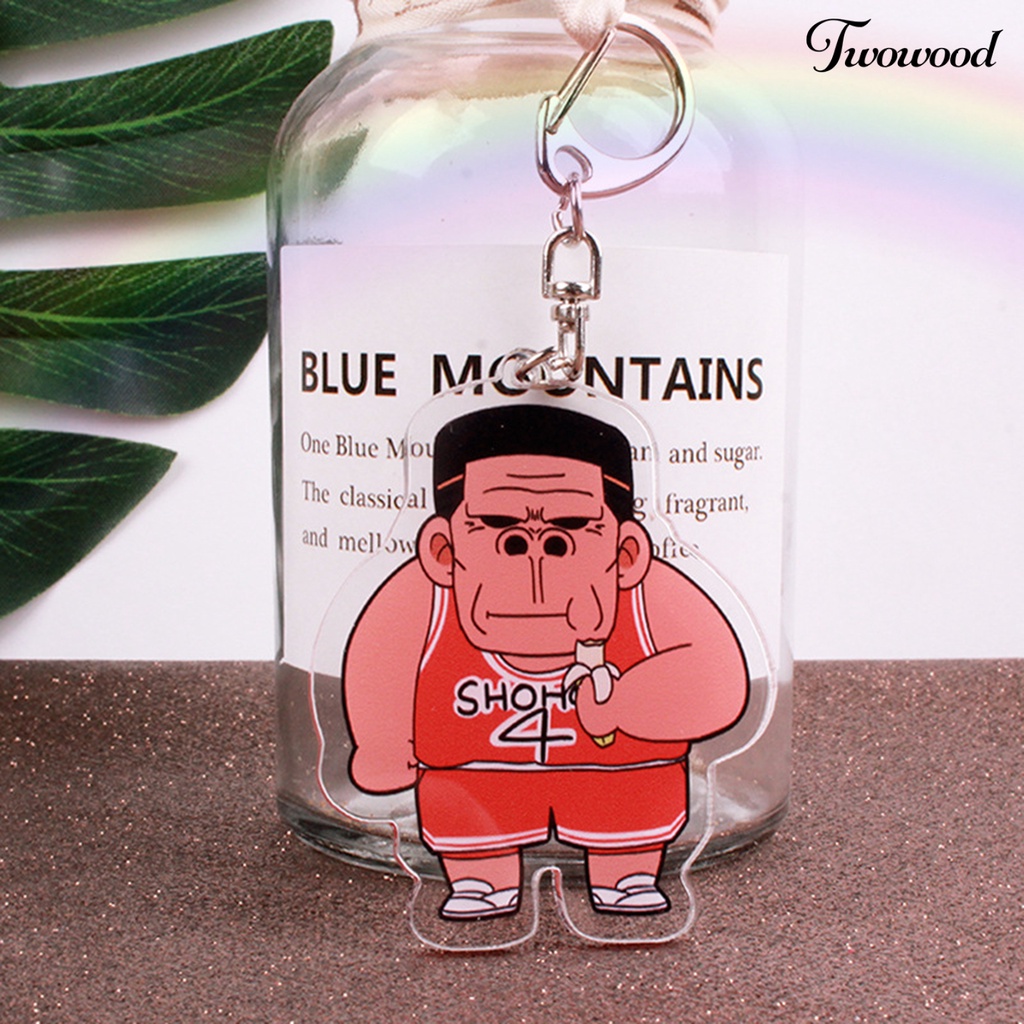 Gantungan Kunci Desain Anime Jepang Sakuragi Hanamichi Anti Gores Tahan Karat Untuk Dekorasi