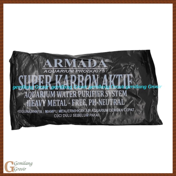 Super Karbon Aktif Aquarium Water Purifier System Arang Aktif Filter Air Akuarium Armada Karbon