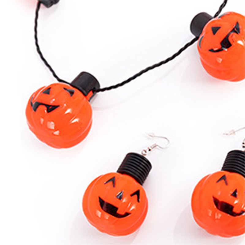 Zzz Lampu LED Bentuk Labu Jack-O-Lantern 3D Tenaga Baterai