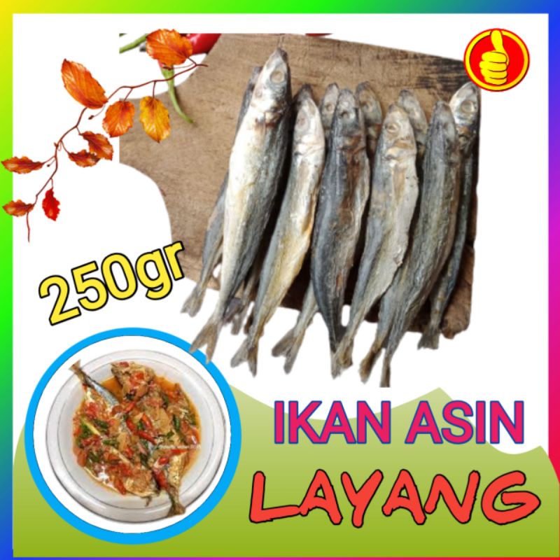 

Ikan Asin Layang 250gr ikan asin klotok ikan benggol