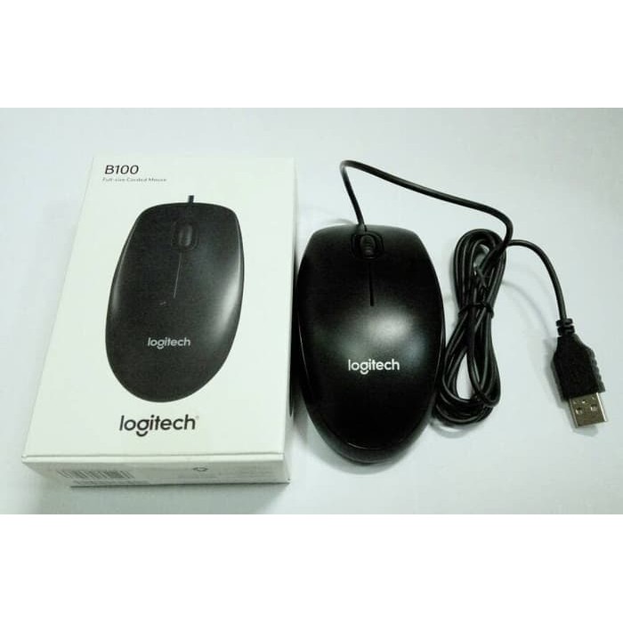 LOGITECH B100 Mouse Optic USB Original